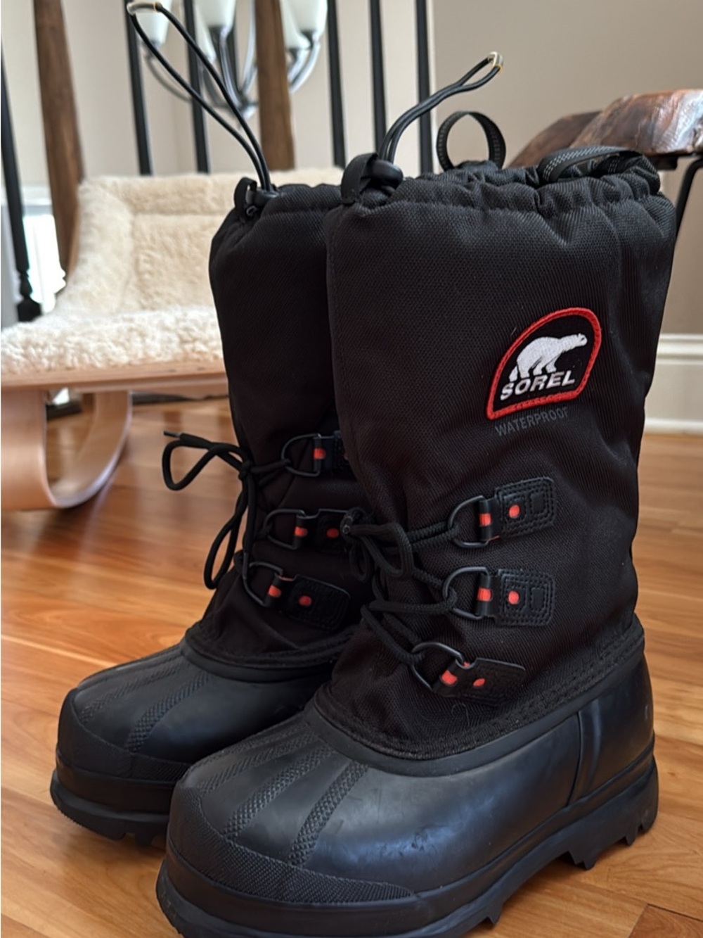 Sorel Heavy Duty Black Winter Snow Boots